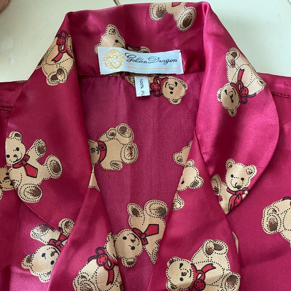 New Golden Dragon Silk Nightshirt - Picture 4 of 15